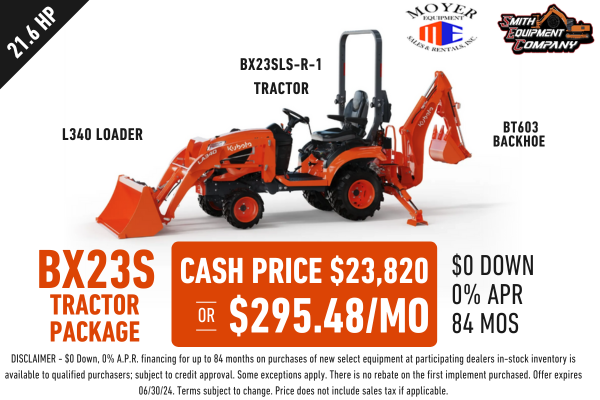 BX23S Moyer Tractor Package